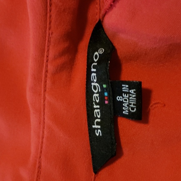 Burnt orange dressy romper with gold hardware  size 8 - Picture 5 of 5